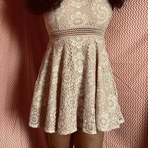 Pink Lace Dress